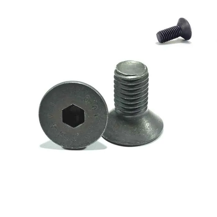 Tornillo Socket Plana Negro NC- 5-40 x 3/4