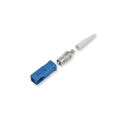 Conectores SC monomodo OS2 con epoxi de curado térmico y acabado pulido 95-250-08-BP (paquete de 100)