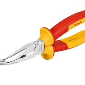 Alicate BOSCH de punta larga curvada de 40° aislada VDE de 200 mm Calificado
