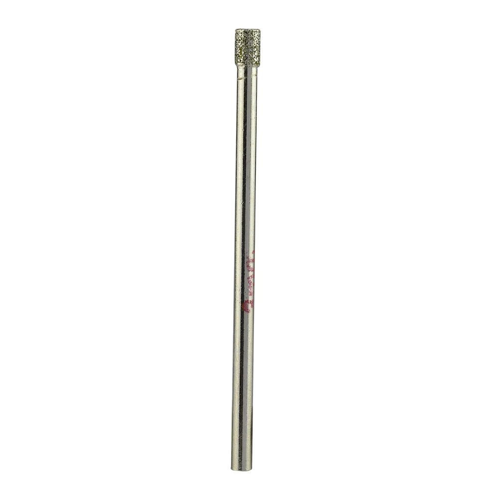Broca con Punta de Diamante 3/16” (5 mm) para Vidrio, Cerámica y Azulejo – Acabado Cromado