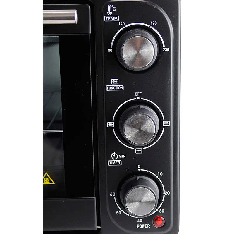 Horno de sobremesa Roma Ónix Bastilipo 23L 1500W negro 34,3x47,4x29,5 cm