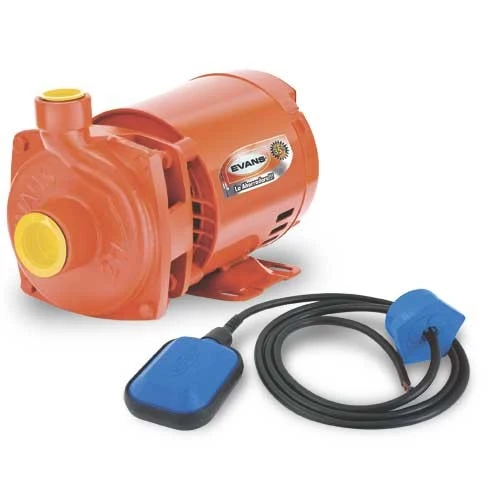 Motobomba Residencial con Motor 0.5 Hp. C/Flotador Evans 2H050-FS en Forma Tubular