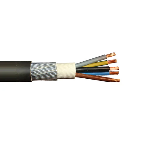 16mm 3C Stranded Bare Tono cobre Shield XLPE PVC 600/1000V Armour Power Cable