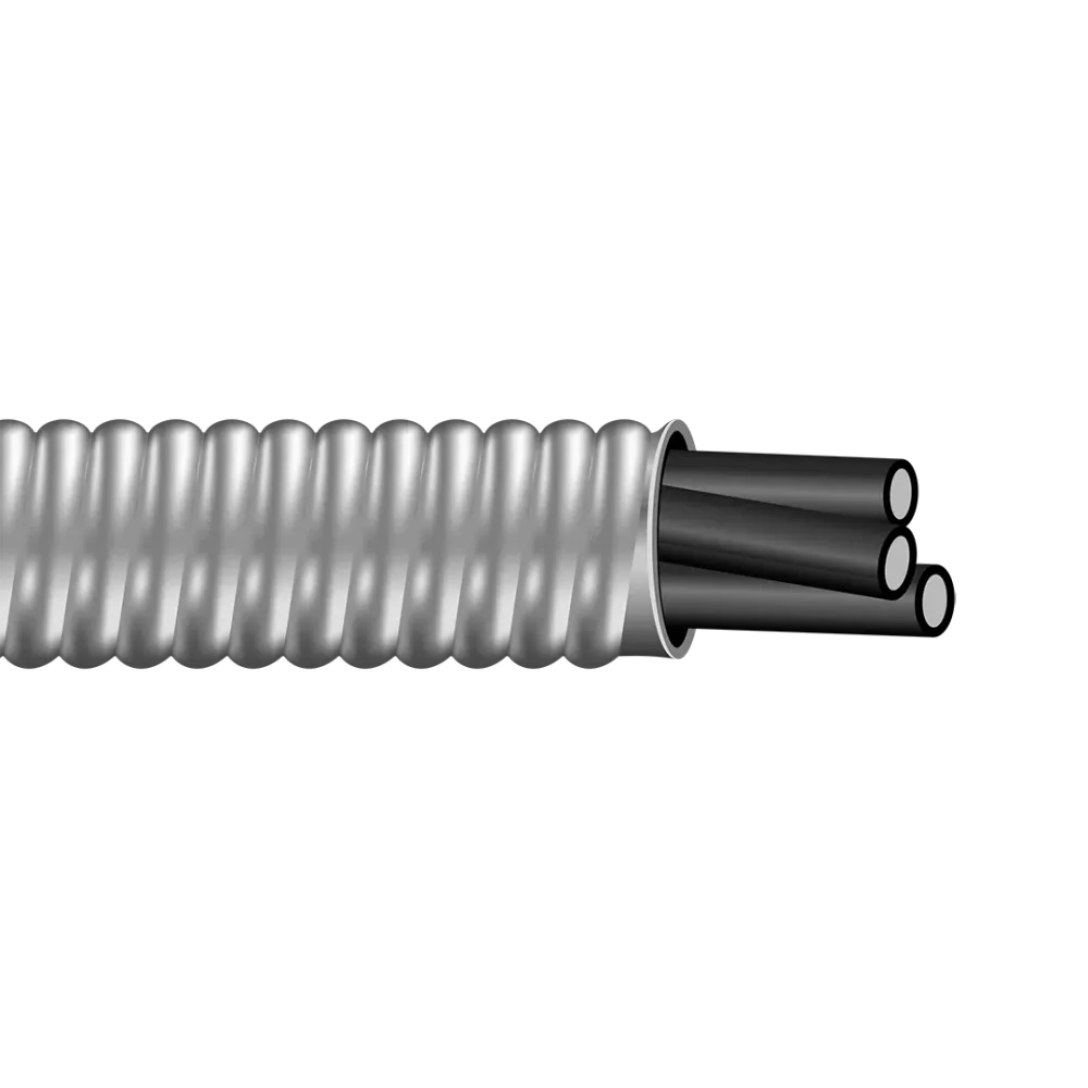 500-3 W/GRND Stranded Aluminio Conductor Interlocked Armor MC Cable