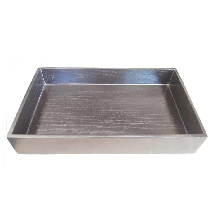 Soporte de Anclaje Caja Panera Rectangular Cafe Obscuro