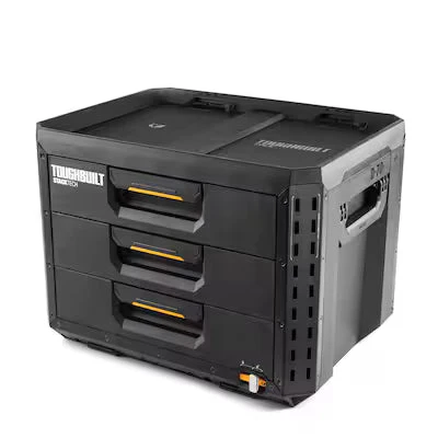 Caja de Herramientas TOUGHBUILT TB-B1-D-70-3 STACKTECH XL 3 Cajones 21" con Sistema de Bloqueo