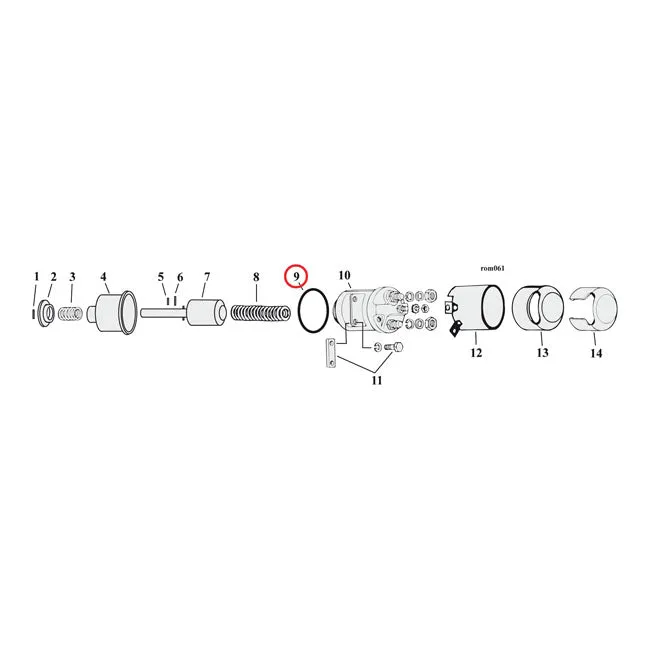 Certificado ISO Cometic, Anillo Tórico/Solenoide De Colector De Admisión Para Harley Davidson