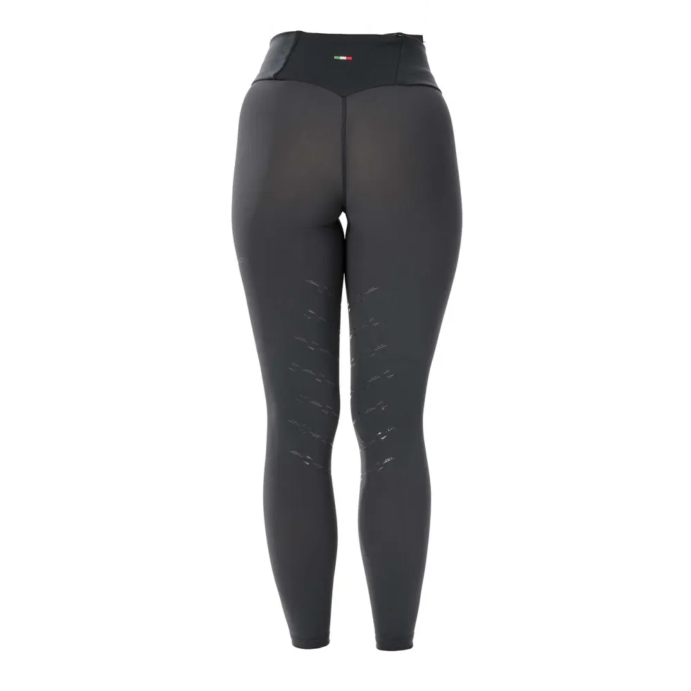 Eslinga de Poliéster Mallas de Equitación con Refuerzo de Rodilla AA Platinum Grey L