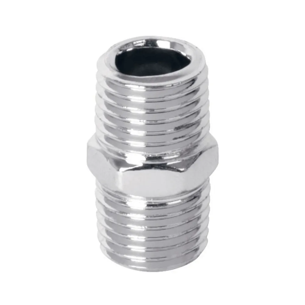 Niple acero, cuerda 1/4 NPT, Pretul Heavy Duty