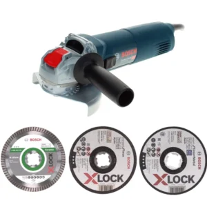 Amoladora angular Bosch GWX 14-125 Professional 1400 W 125 mm X-Lock + 25 discos de corte Expert + 10 discos de corte está...