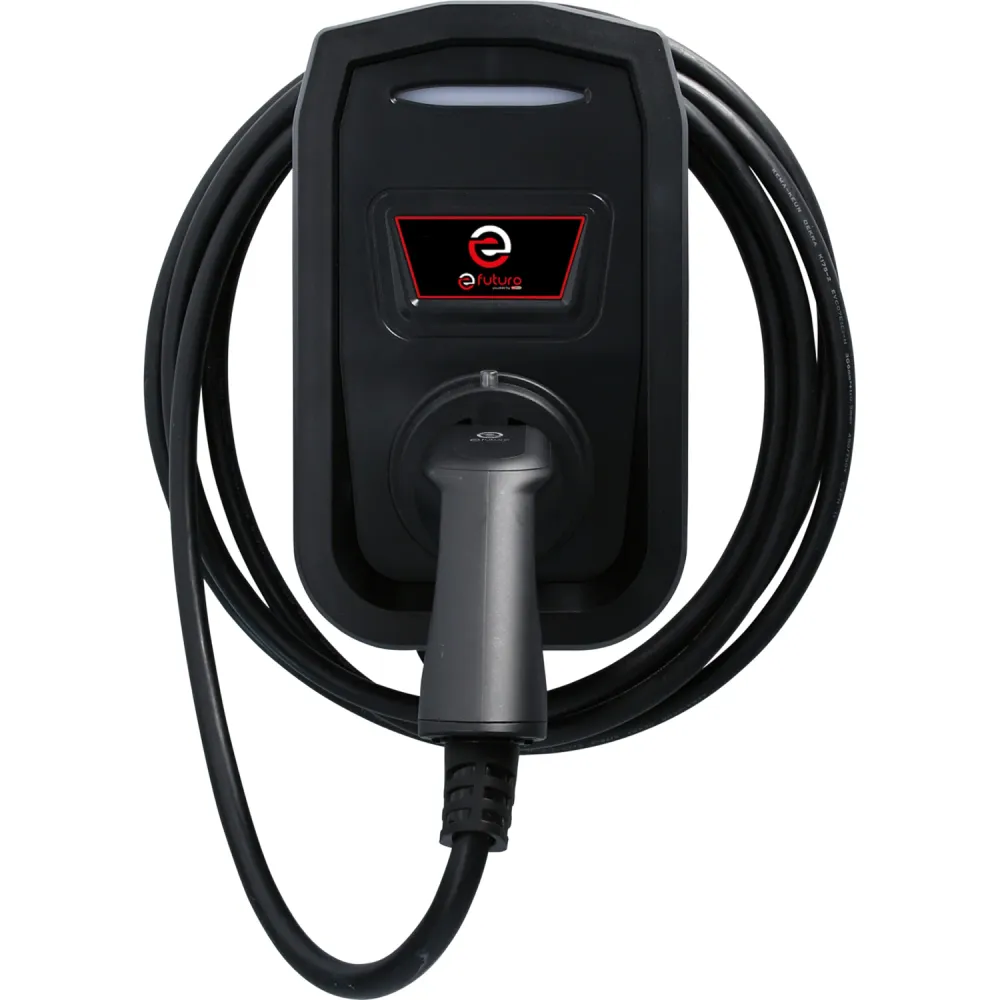 KS TOOLS Caja de pared efuturo con cable de carga de tipo 2, monofásica, hasta 7,4 kW, 32 , 230 V, Modo 3, sin control de...