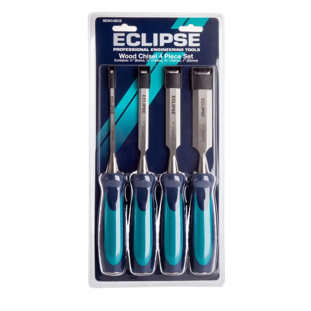 Formones para madera 4 piezas Eclipse