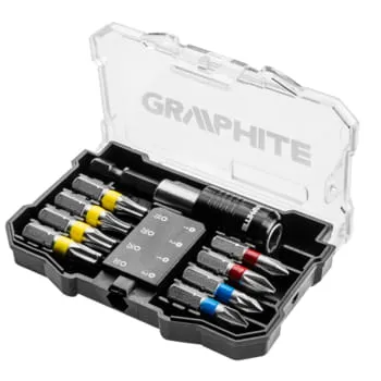 Conjunto de bits, 10 piezas, grafito Graphite