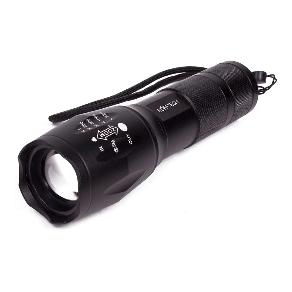 LINTERNA ALUMINIO TÁCTICA PILAS SUPERBEAM 5 W HOFFTECH