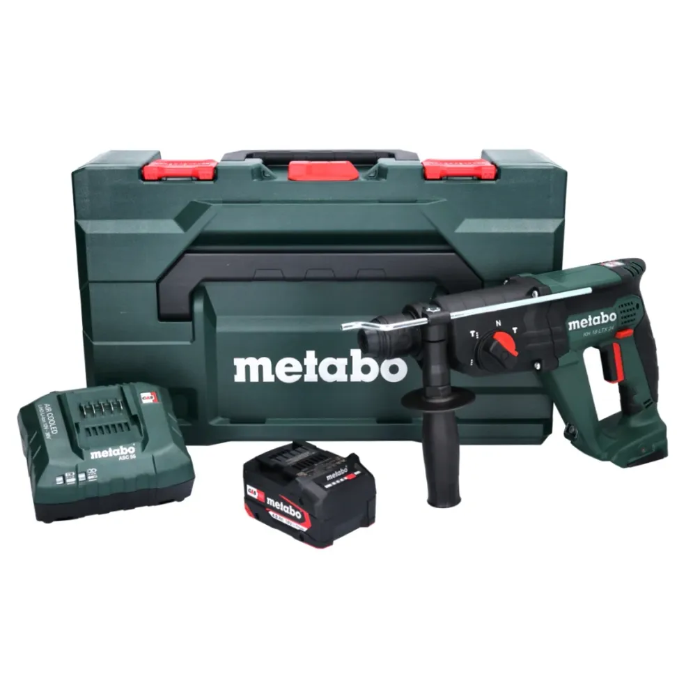 Martillo combinado sin cable Metabo KH 18 LTX 24 18 V 2,1 J SDS plus + 1x baterí recargable 4,0 Ah + cargador + metaBOX