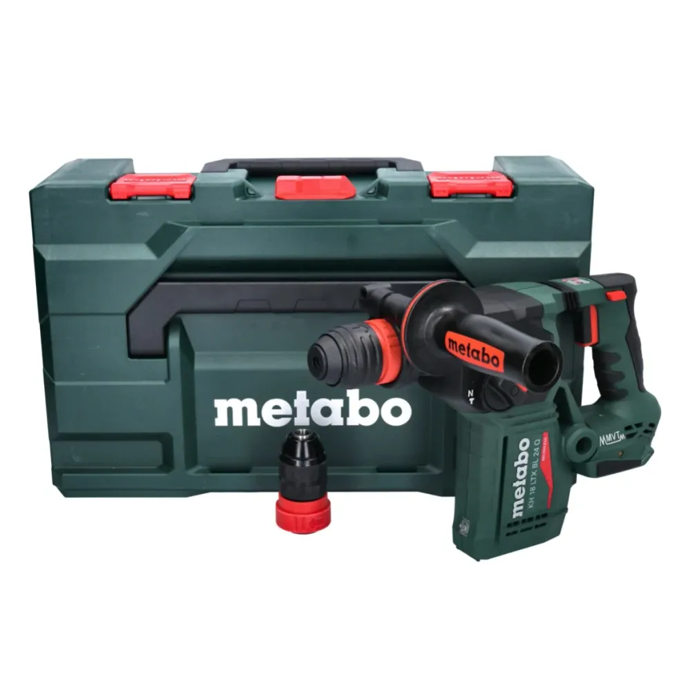 Metabo KH 18 LTX BL 24 Q Martillo combinado sin cable 18 V 2,2 J ( 601714840 ) + metaBOX - sin baterí, sin cargador