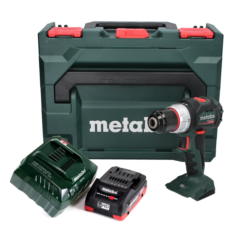 Taladro percutor baterí Metabo SB 18 LT BL 18 V 75 Nm sin escobillas + 1x baterí 4,0 Ah + cargador + metaBOX