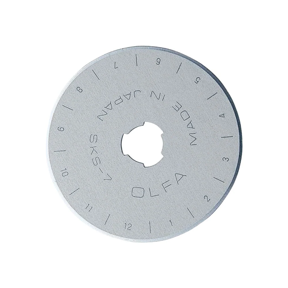 CUCHILLA CIRCULAR RB45-1 PLATEADA 45 x 0,3 mm OLFA