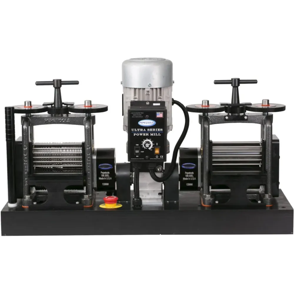 130 mm Double Electric Flat & Wire Mill X-Drive Pepetools