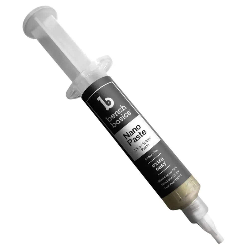 NANO Paste, Silver Solder Paste w/ Dispensing Syringe, 1/4 ozt Pepetools