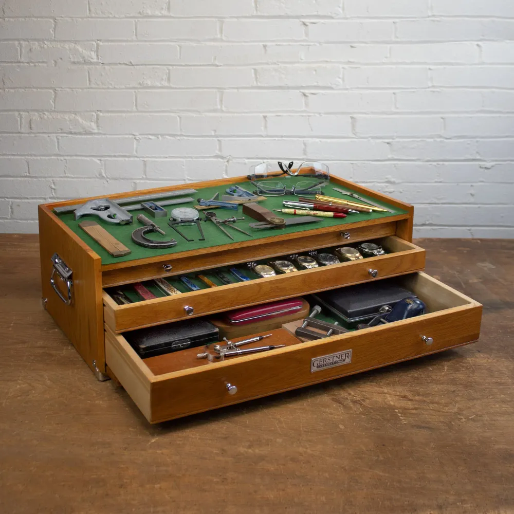 Oak 3-Drawer Mid-Base M24 - Gerstner Pepetools