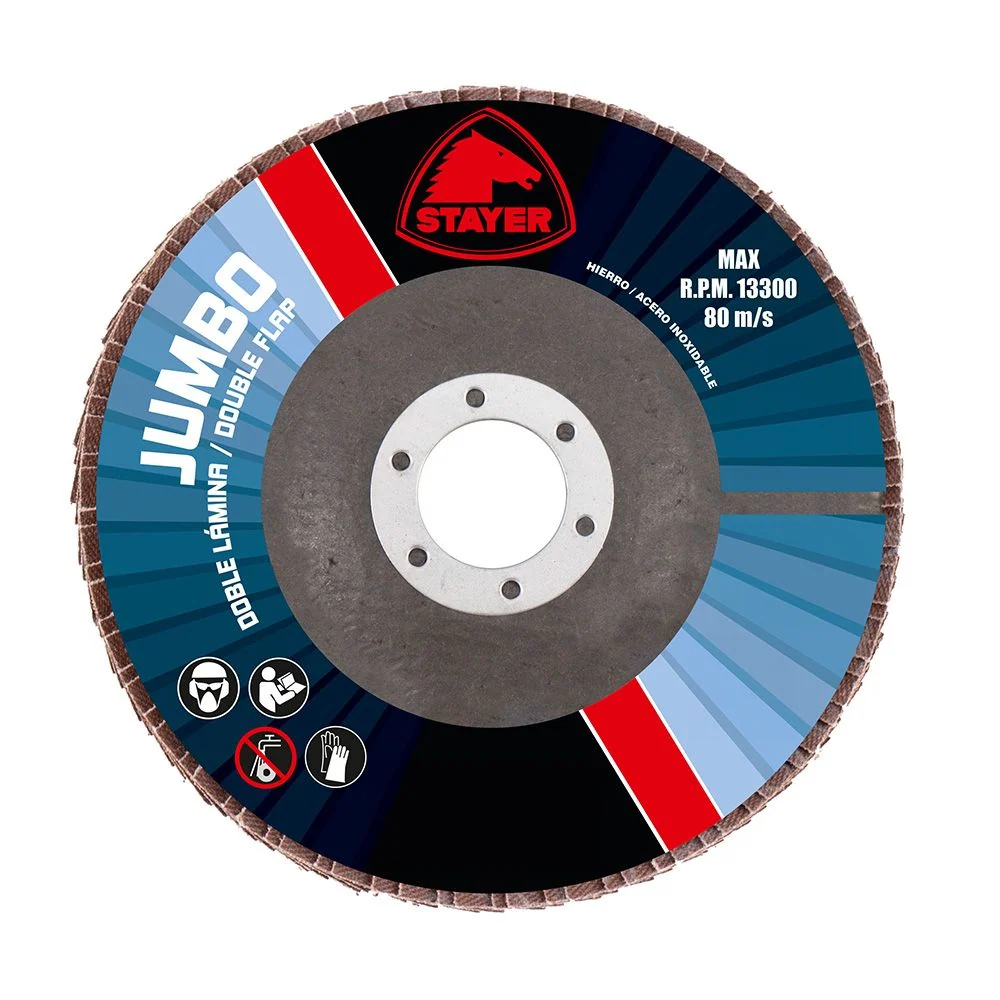 DISCO DOBLE LAMINA PROCER 115 mm GRANO 80 STAYER