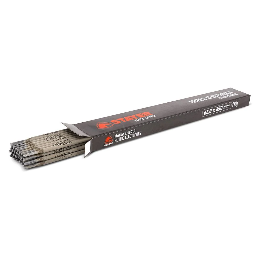 ELECTRODO Ø3.2 x 350 mm RUTILO E-6013, CAJA 1 kg. STAYER