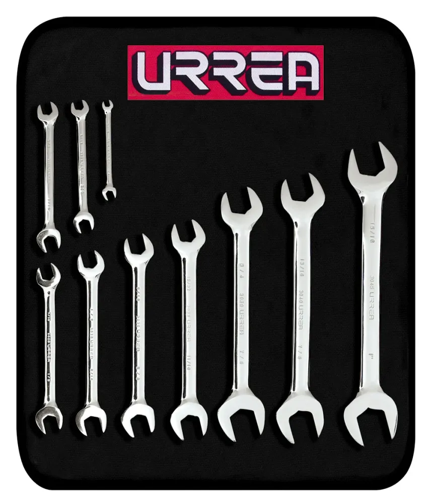 (U3000D) JGO. DE 10 LLAVES ESPAÑOLAS STD URREA
