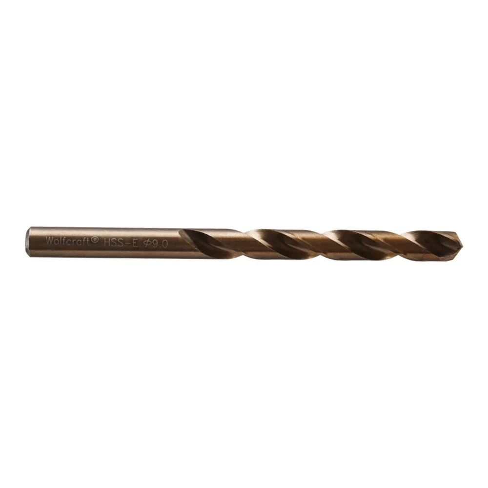 BROCA PARA METAL HSS COBALTO RECTIFICADA, Ø9,00 x 125 mm WOLFCRAFT