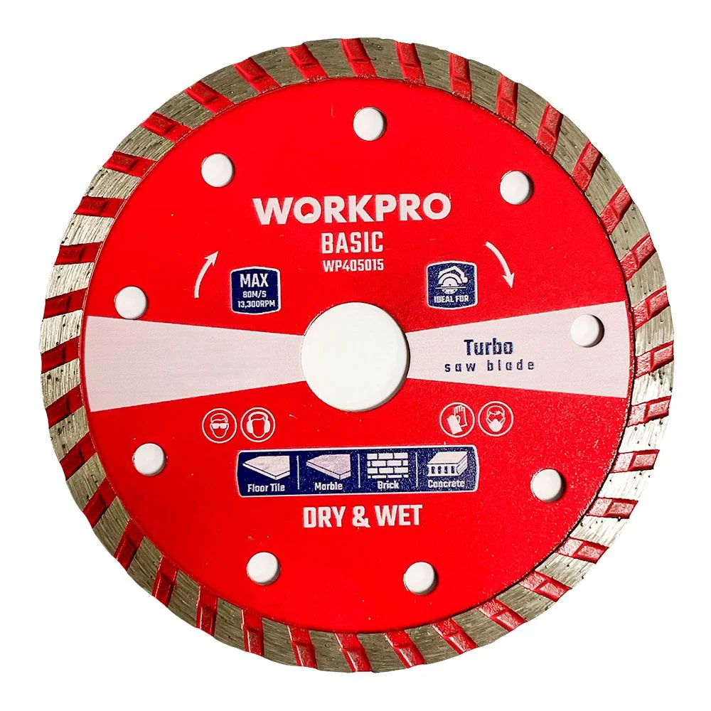 DISCO DIAMANTADO CONTINUO TURBO BASIC Ø125 x 22,2 mm WORKPRO