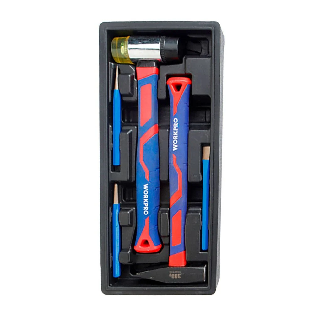 HERRAMIENTA DE GOLPEO, JUEGO 5 PIEZAS WORKPRO