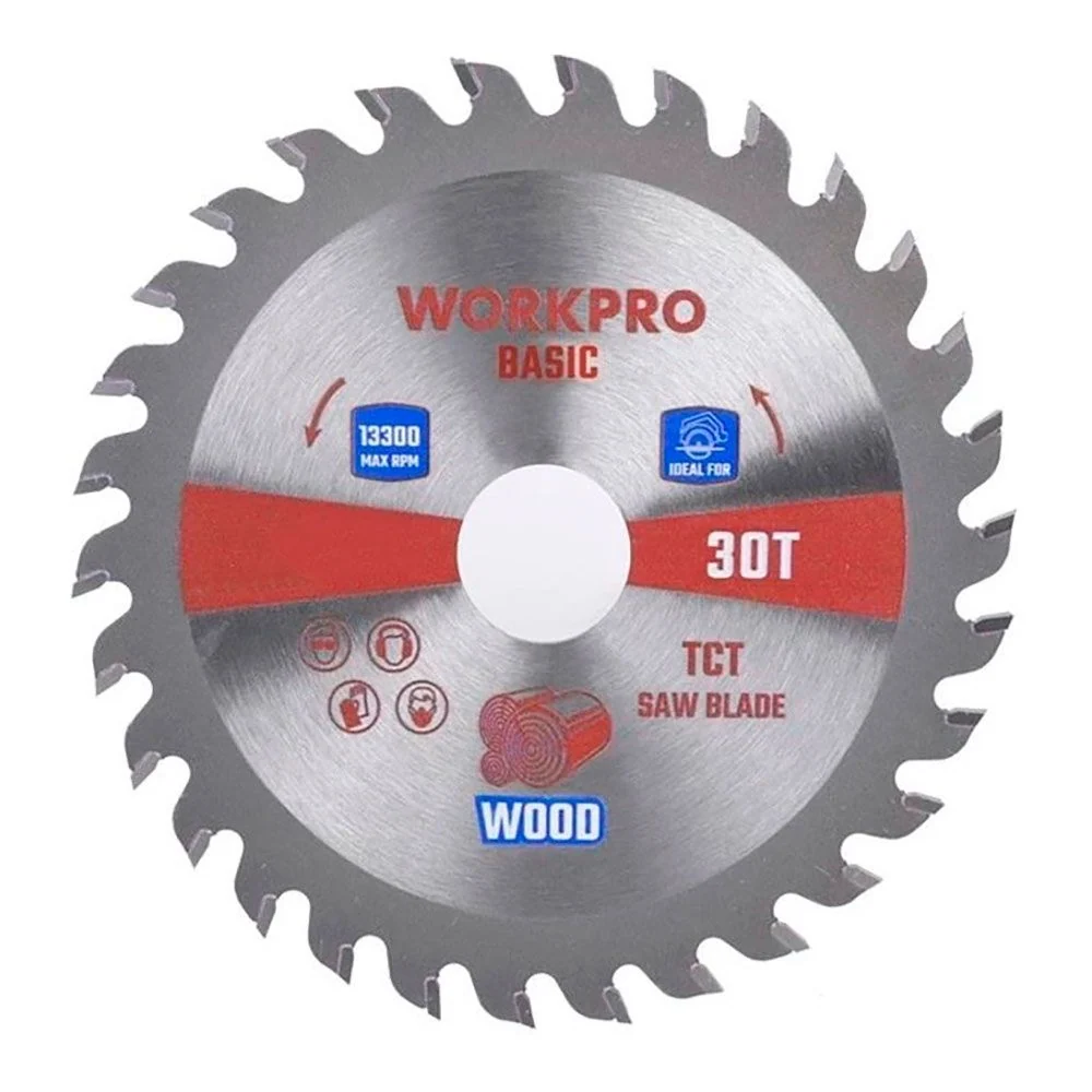 HOJA DE SIERRA PARA MADERA, BASIC, Ø165 x 20 x 30 DIENTES WORKPRO