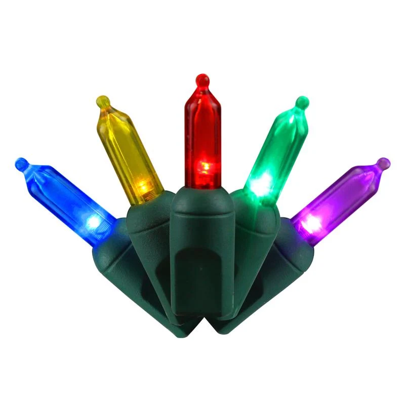 Celebrations LED T5 Multicolored Replacement Christmas Light Bulbs (Pack 12)