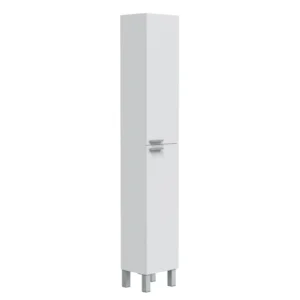 Armario baño Levis 2 puertas, Blanco brillo, 182 cm