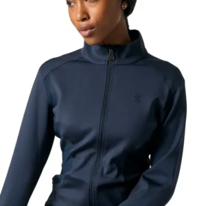 Cara capa intermedia con cremallera completa Navy S con Hoja de Datos