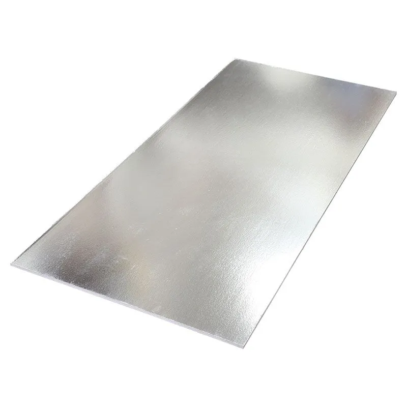 Lámina galvanizada lisa c 22 de 4' x 10' de 1 x 2 Metros