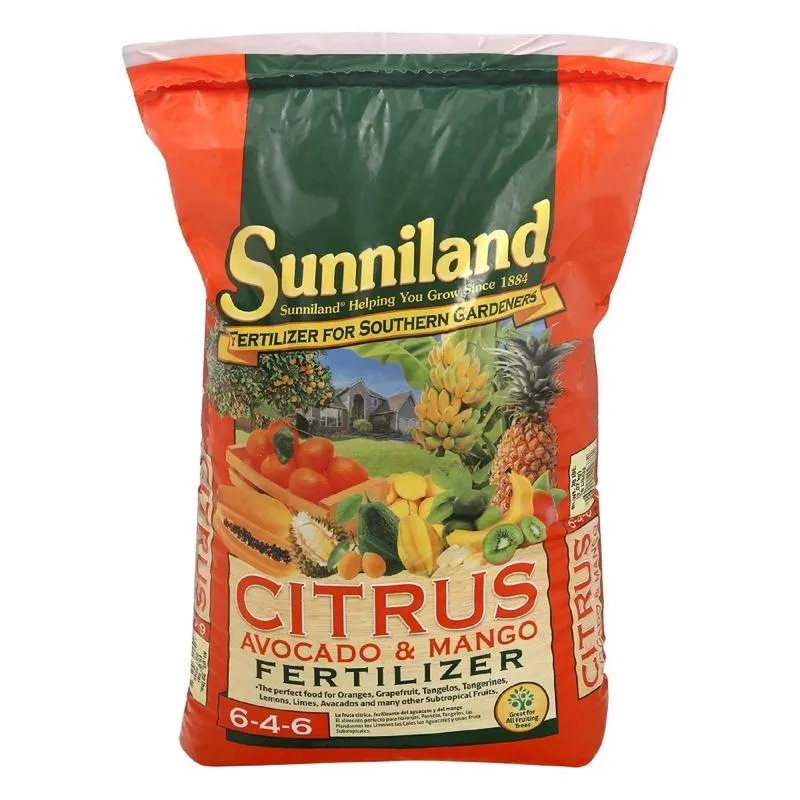 Fertilizante para plantas Sunniland para aguacate y mango 6-4-6, 40 lb