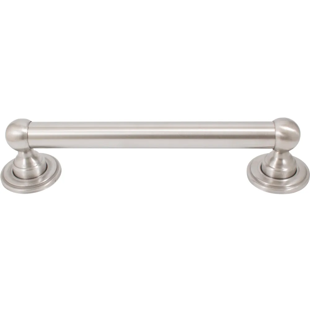 Barra de apoyo decorativa Charlotte, 24 pulgadas, acero inoxidable satinado, de Stone Harbor Hardware