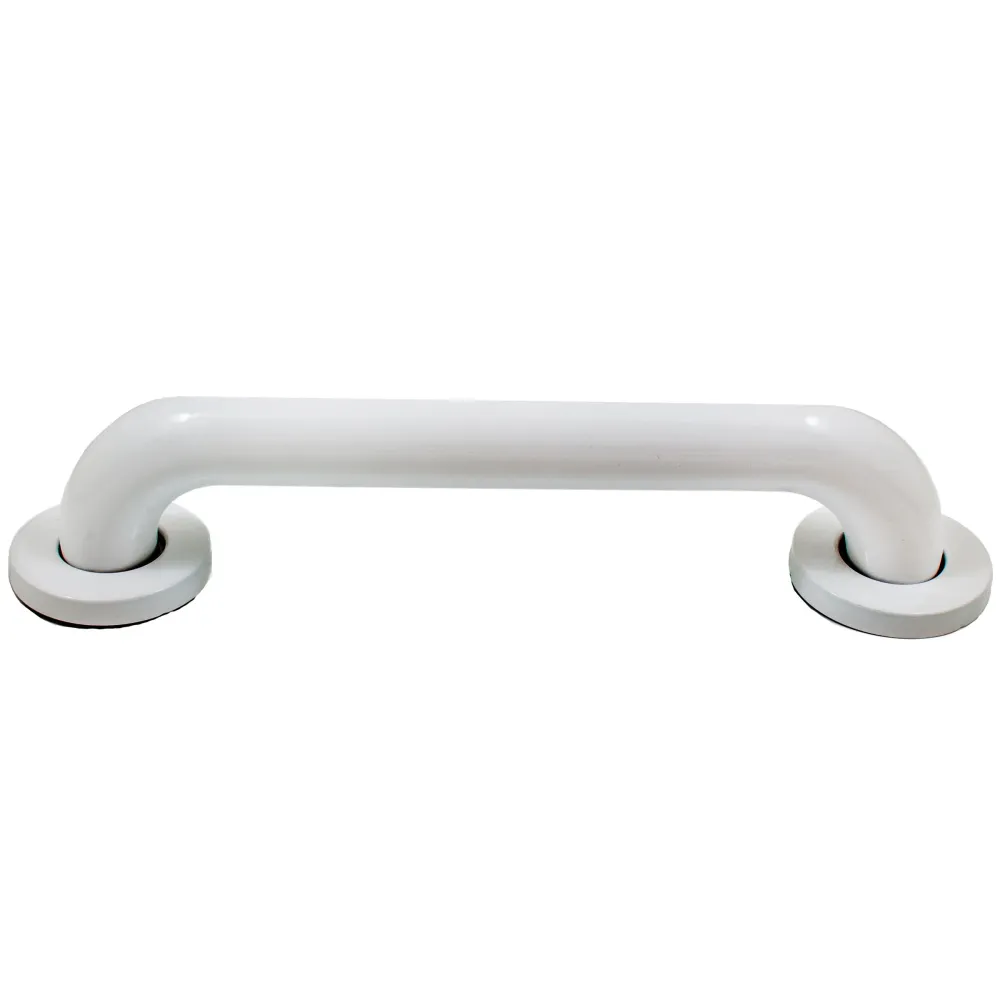 Barra de apoyo, 24 pulgadas, 1-1/2" de diámetro, 1-1/2" de distancia la pared, tornillos ocultos, color blanco de Stone Ha...