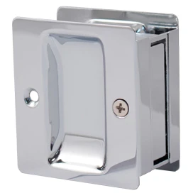 Cerradura de puerta de bolsillo cuadrada de primera calidad, pestillo para pasillo (vestíbulo/armario), paquete transparen...