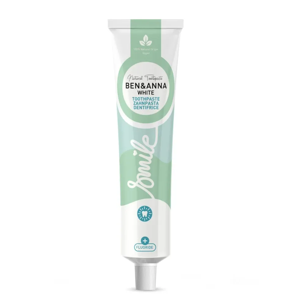 Dentífrico Nieve con flúor Ben & Anna tubo 75 ml