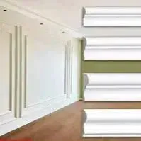 Profilé mural en WPC - Moulure de Décoration composite 3cmx2.5m