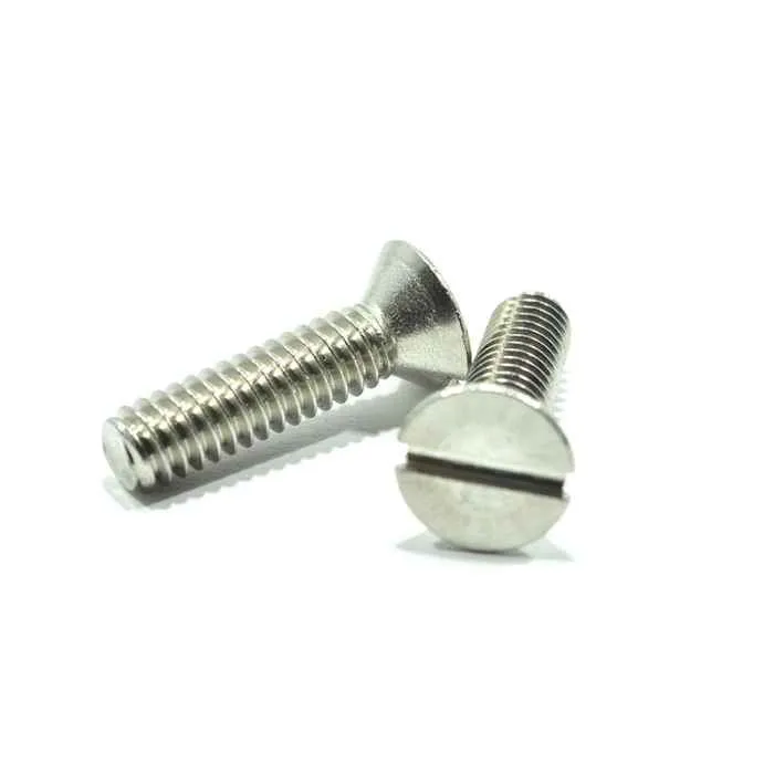 Perno Hexagonal Tornillo Cabeza Plana Inoxidable - 10-24 x 1/2"