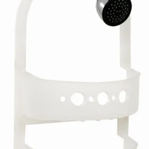 Estanterí para ducha sobre cabezal de ducha en blanco esmerilado Zenna Home 5990kk Zenith