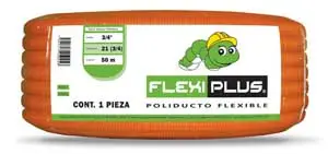Acero Inoxidable Pesado Flexi-plus c'guia de 3/4 50 mt