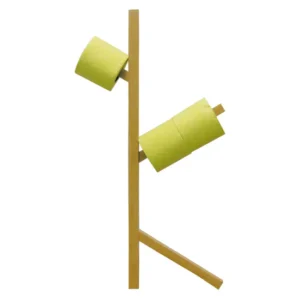 Gancho de Acero Portarrollos Msv En Forma De "Y" De Bambu 25 X 8,7 X 70 Cm