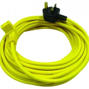 Victor V9 12 Metre 2 Core Cable Right Angled IEC Plug - FLX90