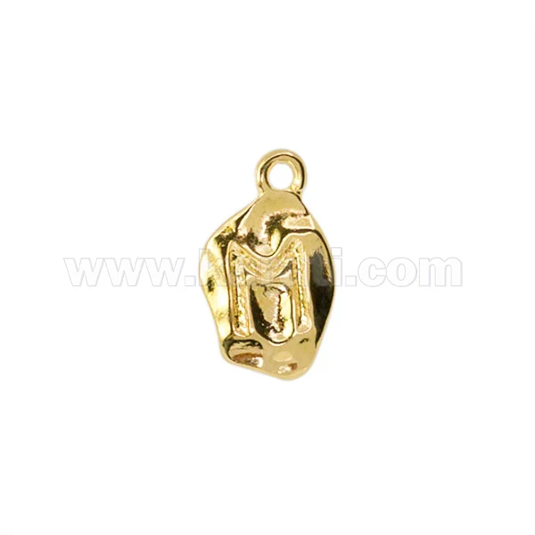 Dije Chapa Simbolo Runa Ehwaz 16x10mm Dorado Reluciente