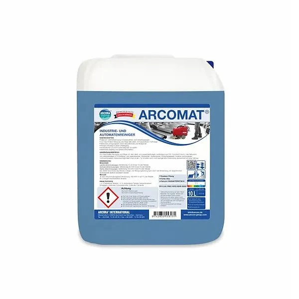 Arcora Arcomat Industrial and Machine Cleaner | Recipiente (10 L) en Paquete de 12 Unidades