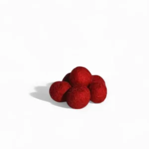 Bola de fieltro Rojo